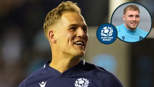 Scotland team: Finn Russell’s replacement confirmed as Duhan van der Merwe hits another milestone