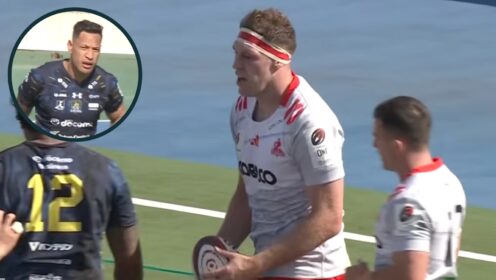 Brodie Retallick shows up Springbok World Cup-winning duo as he continues try-scoring exploits with brace