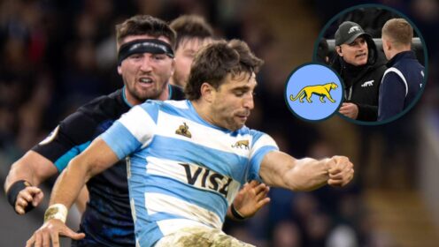 Law discussion: Nigel Owens weighs in on officials’ costly error after Curry’s hit that left Pumas a man short and Contepomi fuming