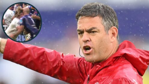Johann van Graan hints at dodgy French TV antics after ‘three headshots’ go unpunished in Champions Cup defeat