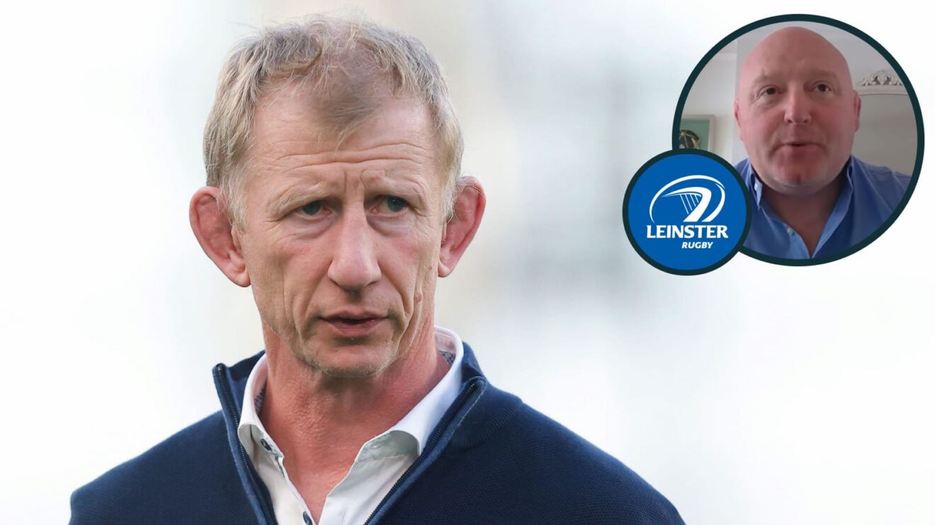 Leinster head coach Leo Cullen and respected pundit Bernard Jackman (inset).
