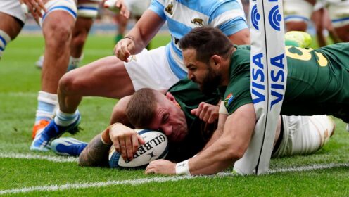 Springboks clinch second successive Rugby Championship title after hard-fought win over Argentina