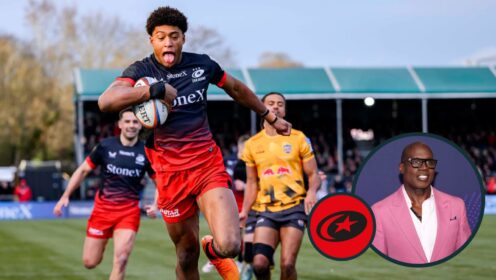 Noah Caluori receives ‘be careful’ message from rugby league legend who makes lofty prediction for Saracens ace