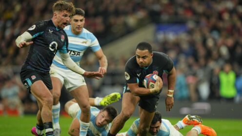 England hold off brave fightback from spirited Argentina to clinch 11th successive victory