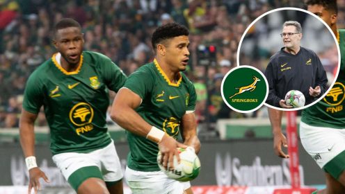Rassie Erasmus’ verdict on Springboks newbies and Sacha Feinberg-Mngomezulu’s performance